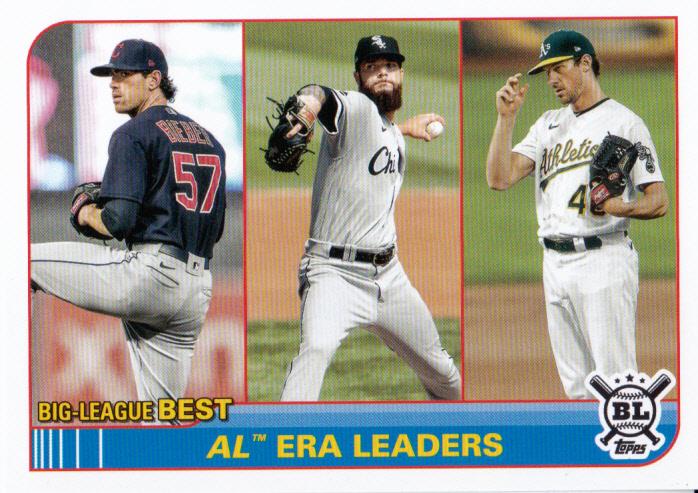 AL ERA Leaders (Shane Bieber / Dallas Keuchel / Chris Bassitt) LL