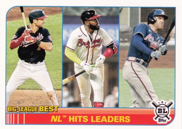 NL Hits Leaders (Trea Turner / Marcell Ozuna / Freddie Freeman) LL