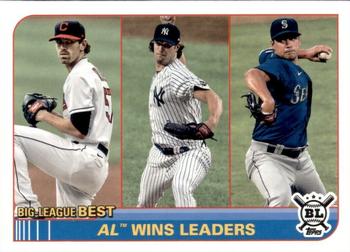 AL Wins Leaders (Shane Bieber / Gerrit Cole / Marco Gonzales) LL