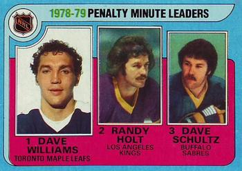 1978-79 Penalty Minute Leaders (Dave Williams / Randy Holt / Dave Schultz)