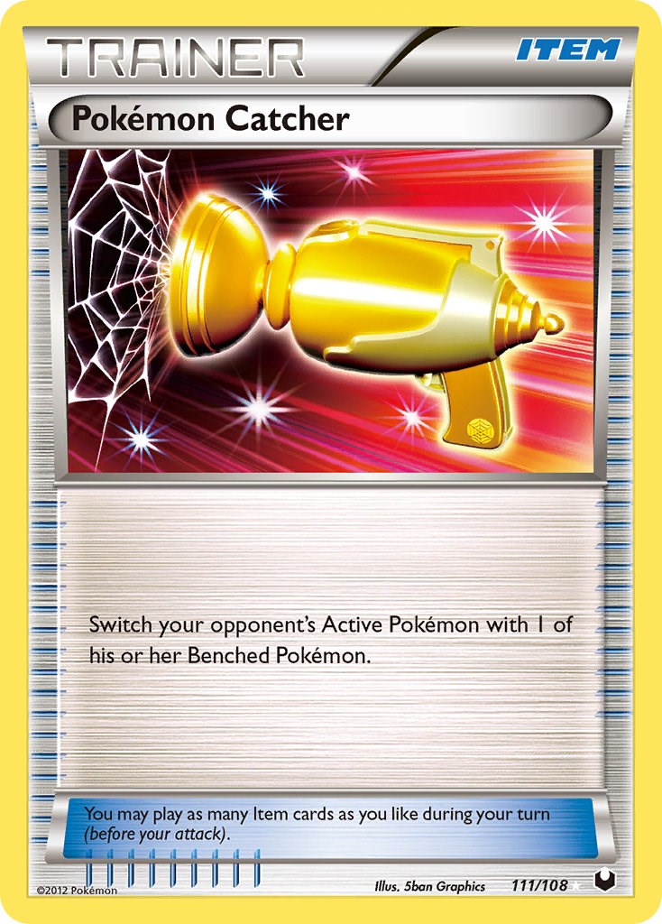 #111/108 Pokemon Catcher (Gold)