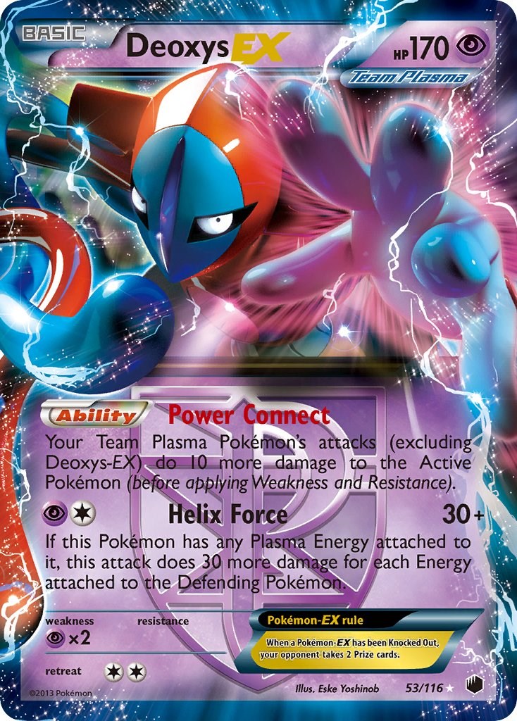 #53/116 Deoxys EX (Team Plasma)