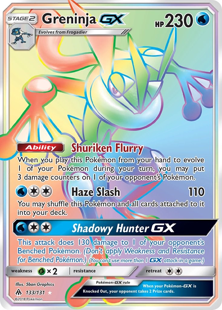 #133/131 Greninja GX (Secret)
