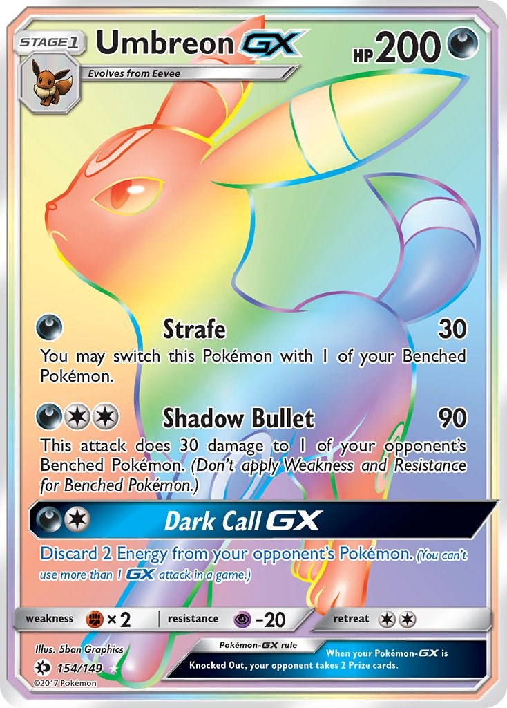#154/149 Umbreon GX (Secret)