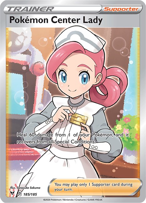 #185/185 Pokemon Center Lady (Full Art)