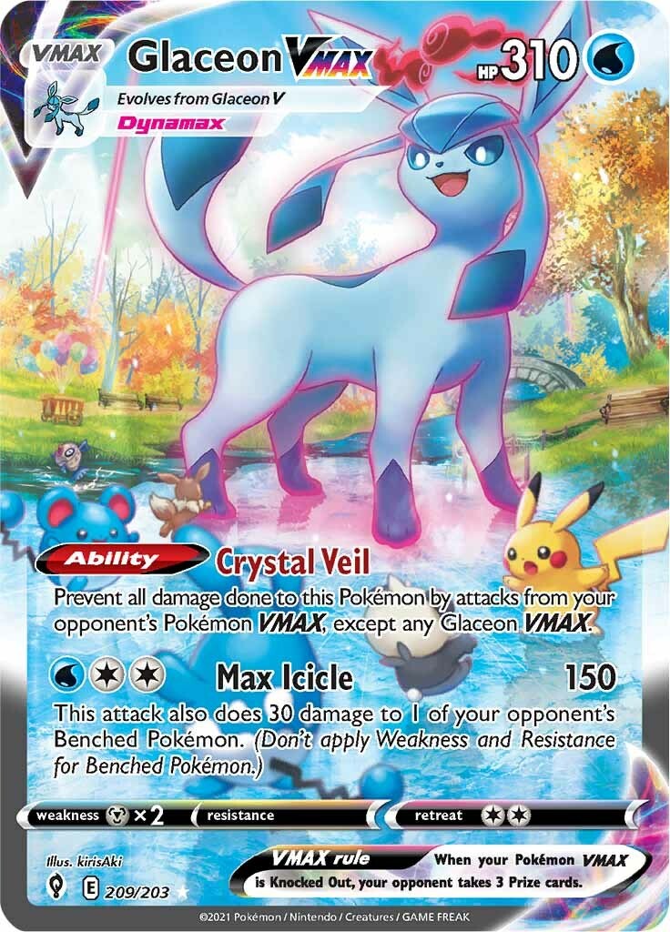 #209/203 Glaceon VMAX (Alternate Art Secret)