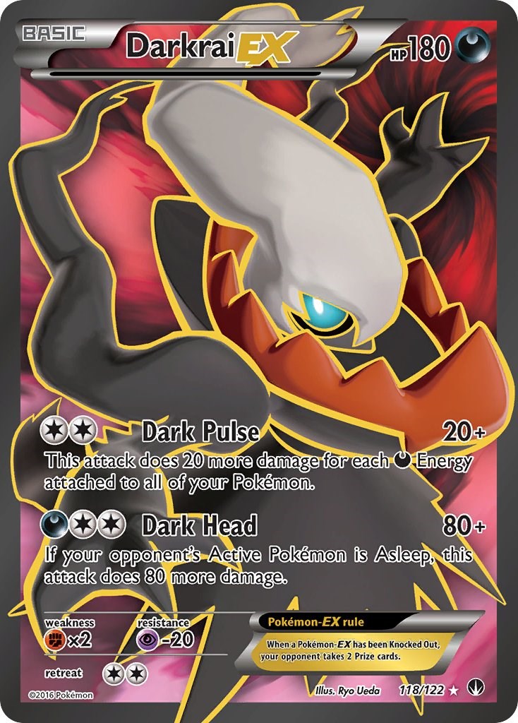 #118/122 Darkrai EX (Full Art)