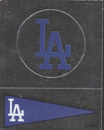 Los Angeles Dodgers S (Pennant and Logo) 