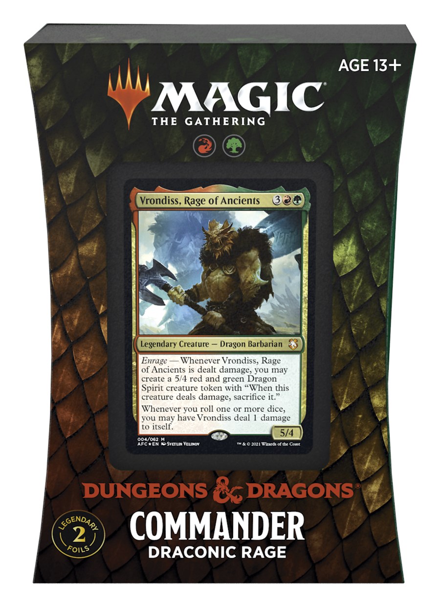 Adventures in the Forgotten RealmsDraconic Rage Commander Deck