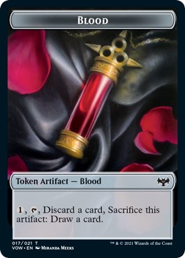 Blood // Dragon Illusion Double-Sided Token