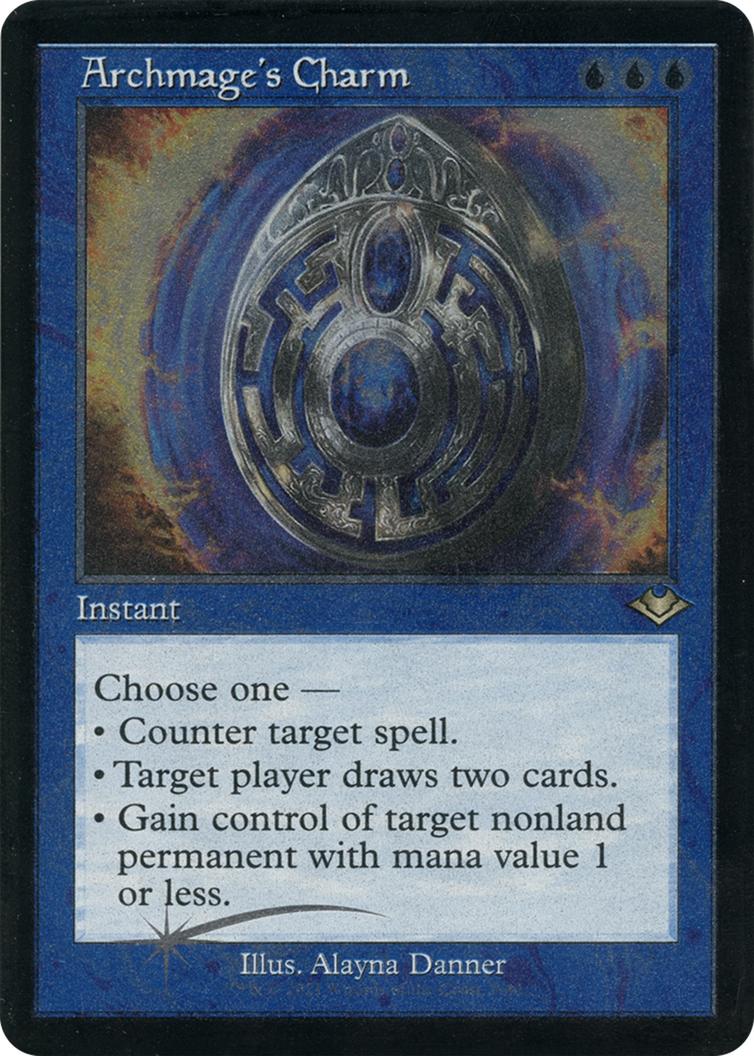 Archmage's Charm (Retro Frame) (Foil Etched)