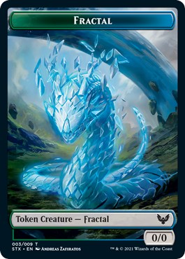 Fractal (3) // Treasure (7) Double-sided Token