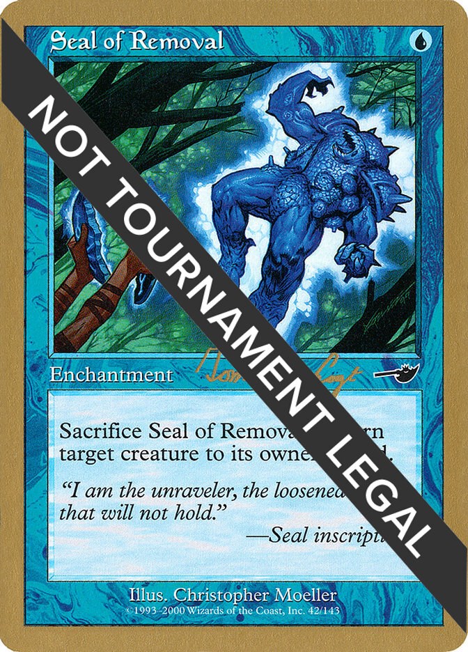 Seal of Removal 2000 Tom van de Logt (NMS)