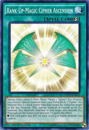 Rank-Up-Magic Cipher Ascension