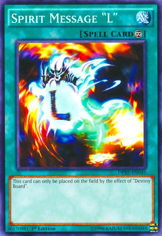 Spirit Message "L"