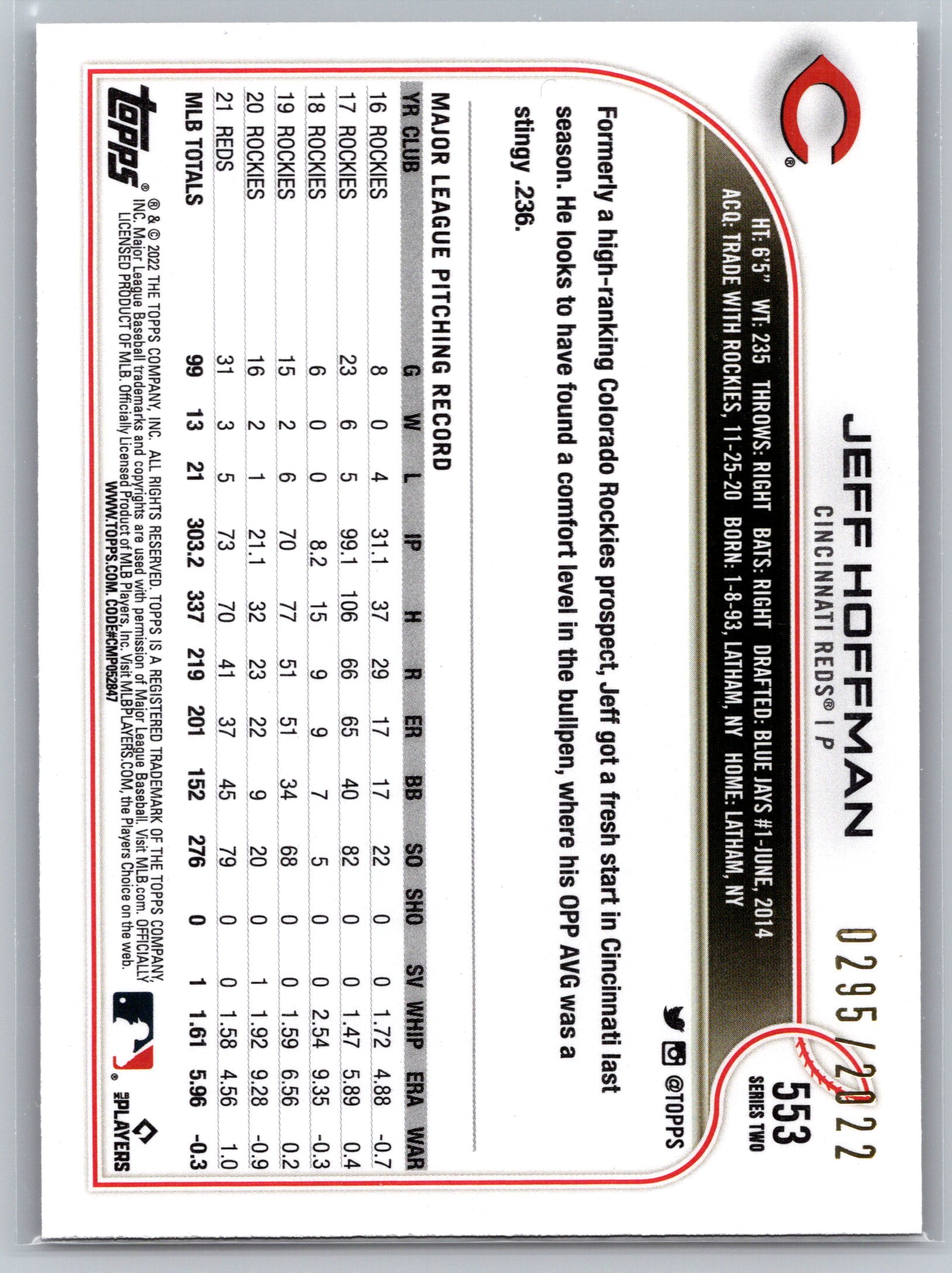 Card back