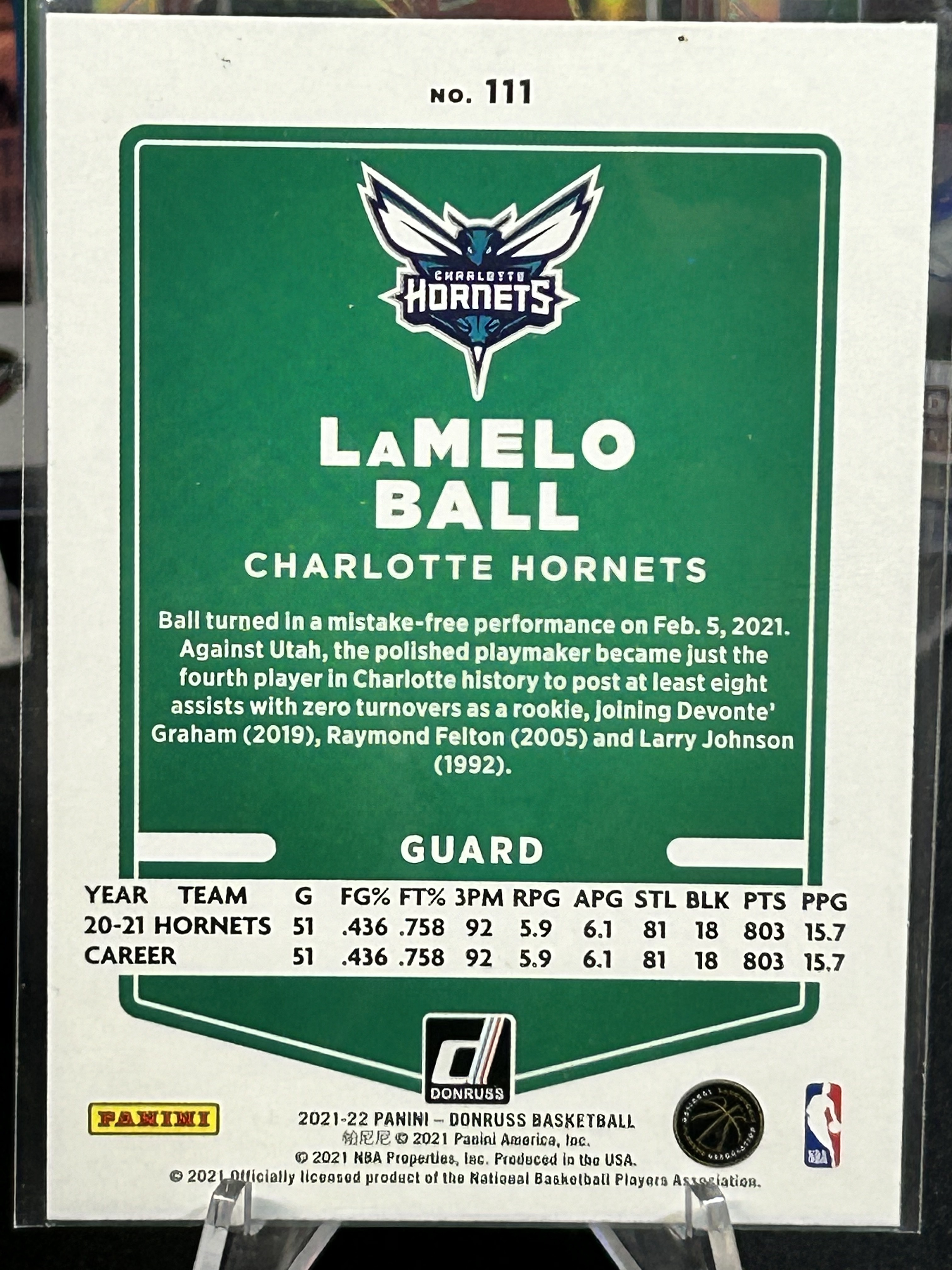 Card back