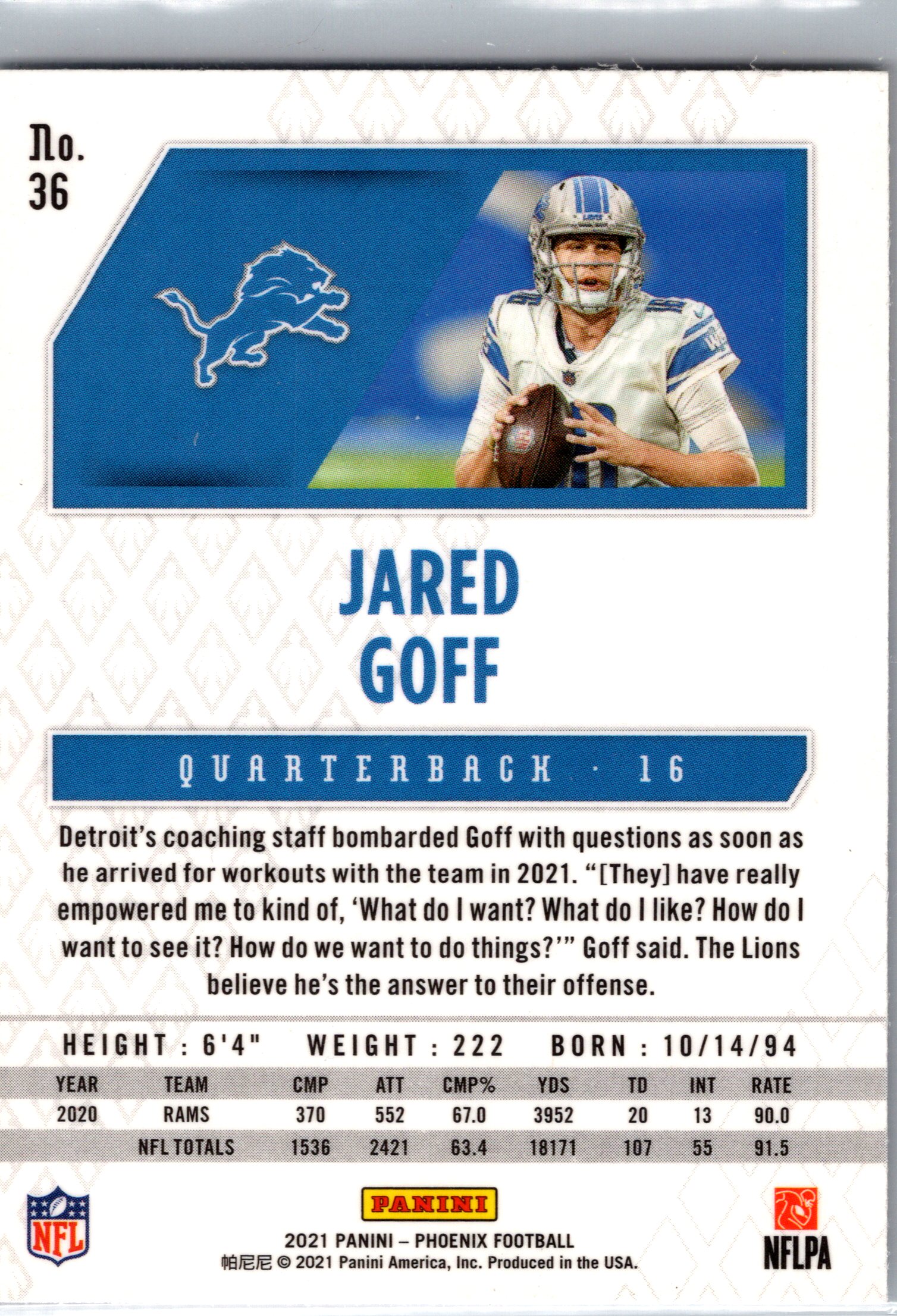 Card back