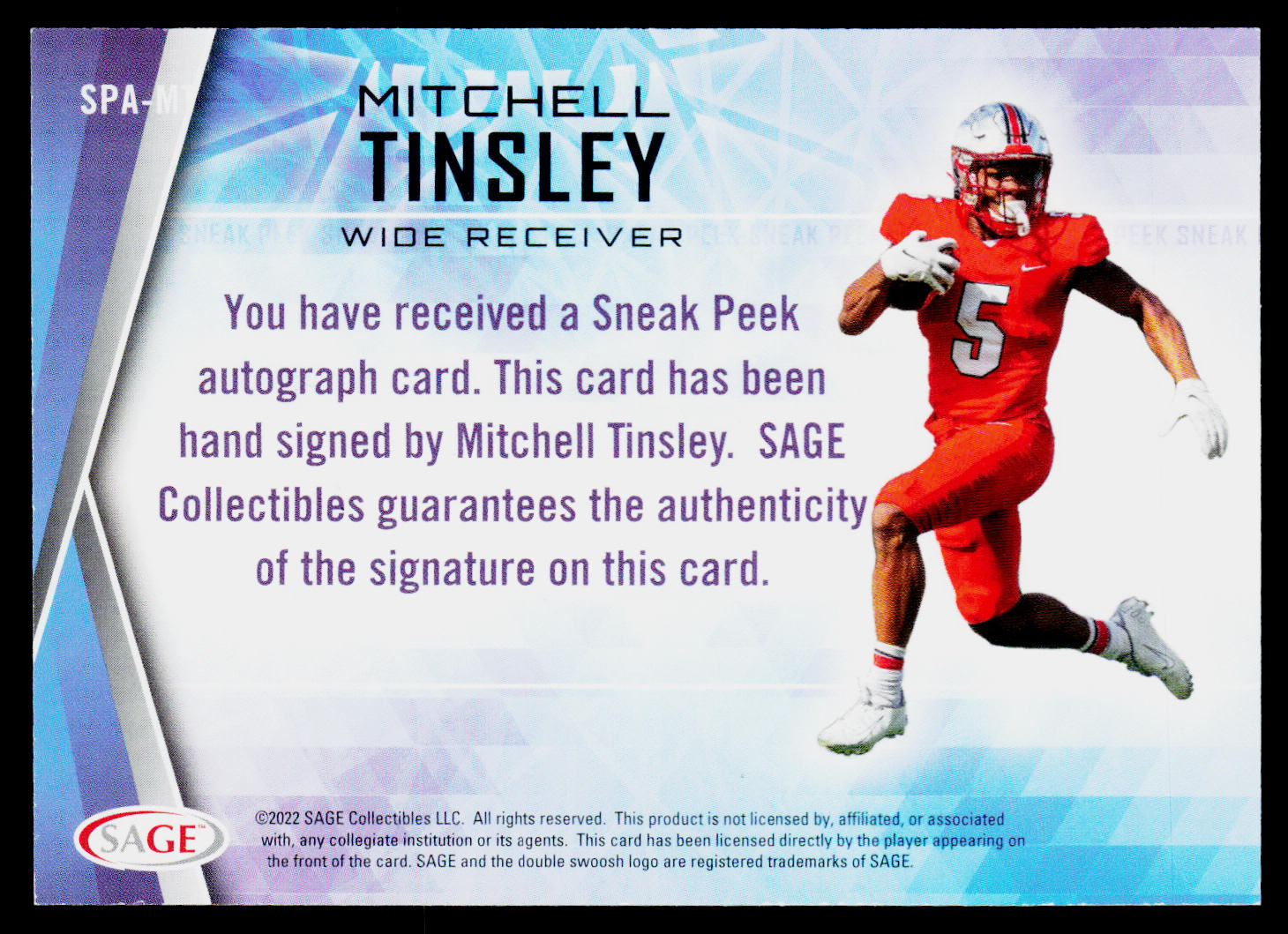 Card back