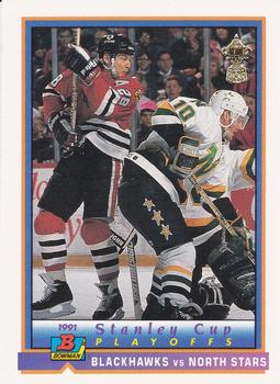 Blackhawks vs North Stars