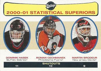 Dominik Hasek / Roman Cechmanek / Martin Brodeur LL