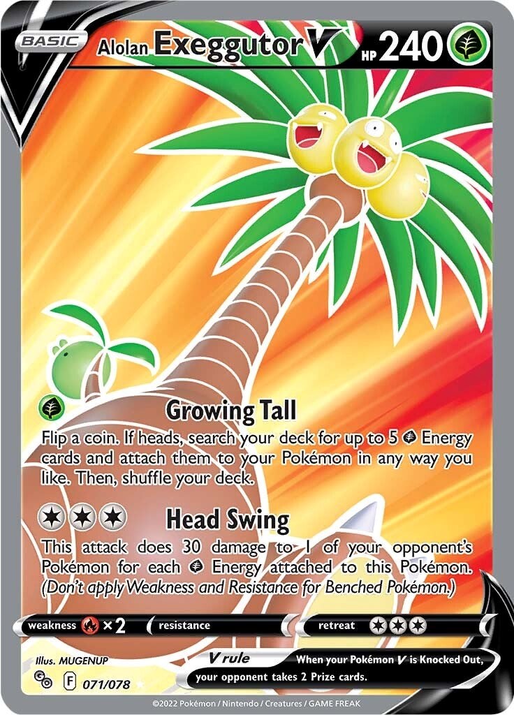 #071/078 Alolan Exeggutor V (Full Art)