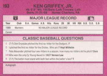 Card back