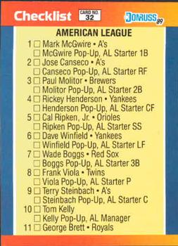 AL Checklist: 1-32
