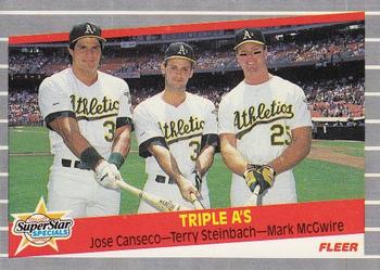 Triple A's (Jose Canseco / Terry Steinbach / Mark McGwire)
