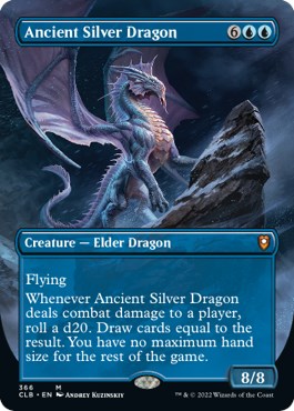 #366 Ancient Silver Dragon (Borderless)