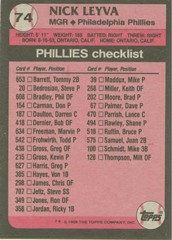 Card back
