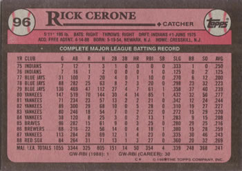 Card back