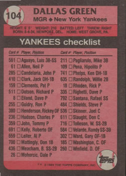 Card back
