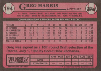 Card back
