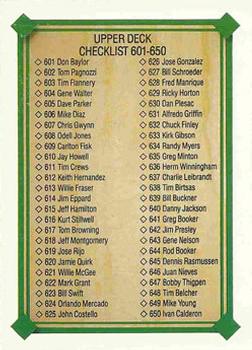 Checklist: 601-700