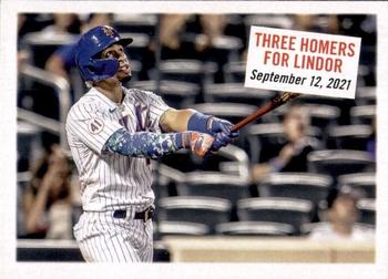 Three Homers for Lindor
