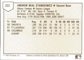 Card back