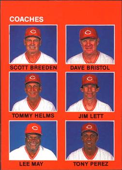 Coaches (Scott Breeden / Dave Bristol / Tommy Helms / Jim Lett / Lee May / Tony Perez)
