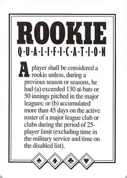 Rookie Qualification Card