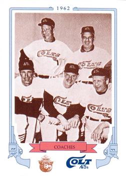 1962 Coaches - Lum Harris / Bobby Bragan / Jim Busby / Cot Deal / Jim Adair