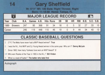 Card back