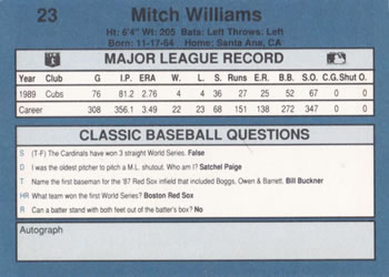 Card back