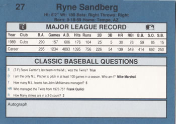 Card back