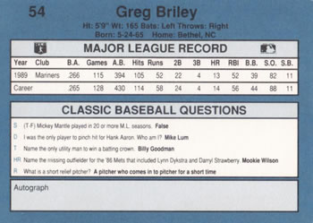 Card back