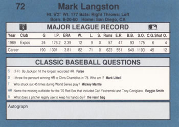 Card back