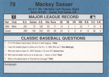 Card back