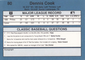 Card back