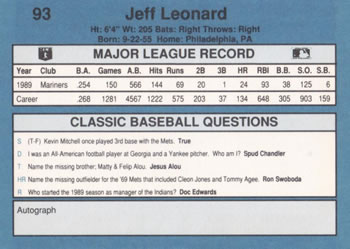 Card back