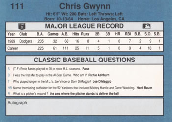 Card back