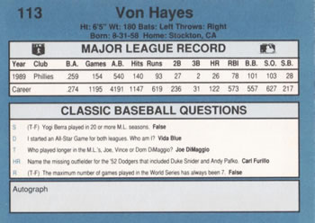 Card back